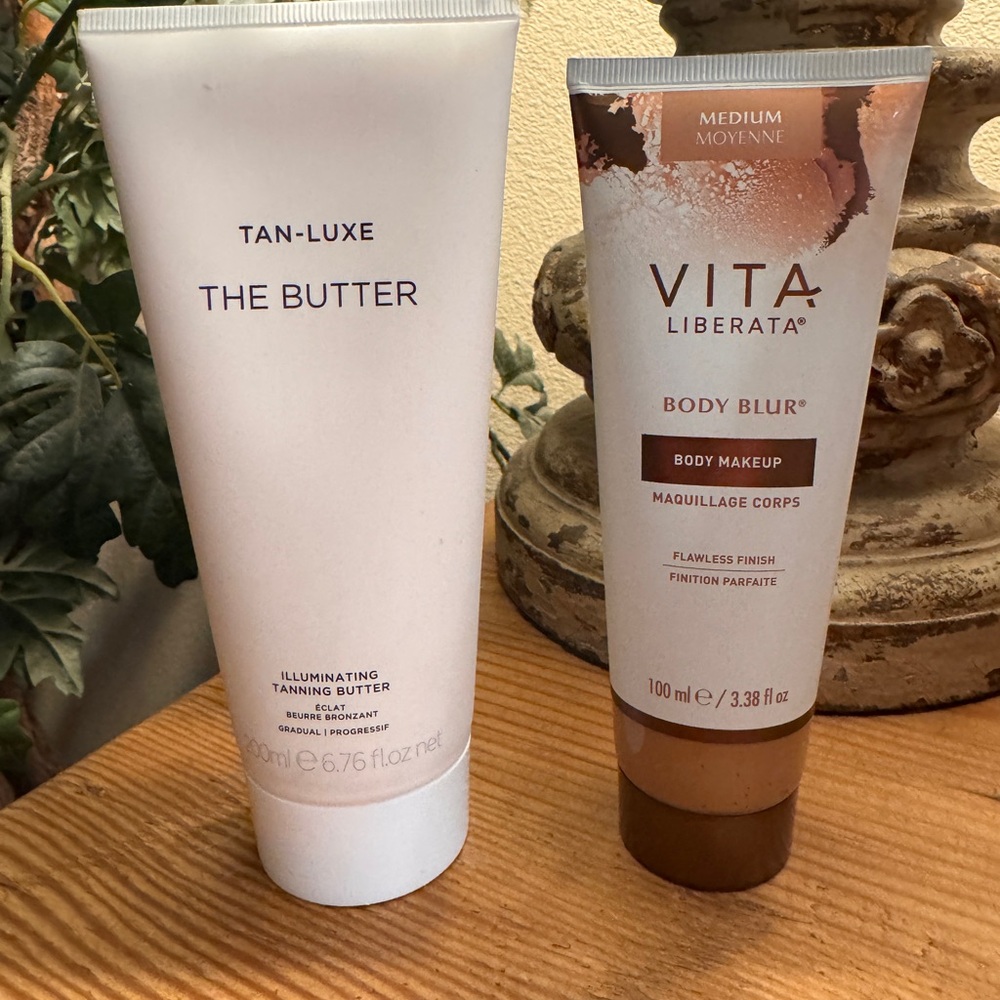 Tan-Luxe The Butter + Vita Liberata Body Blur Medium | New Glow Bundle